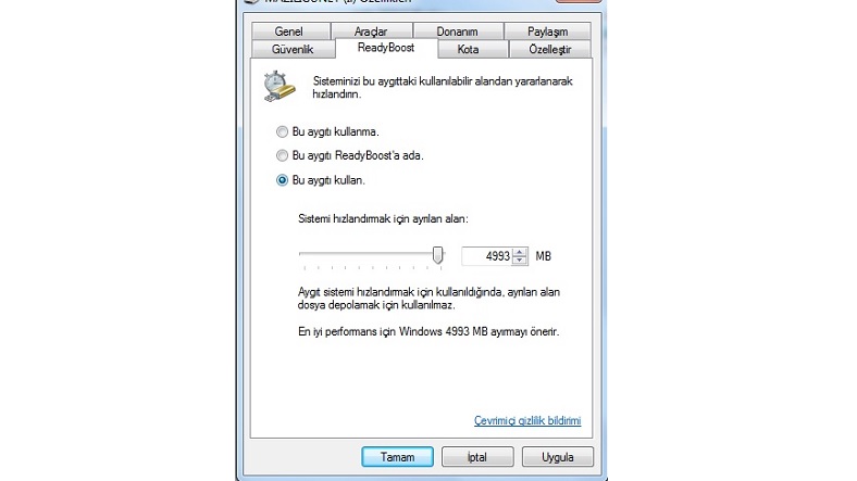 RAM bellek gücünü arttırın