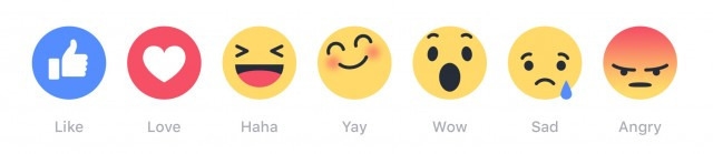 Facebook'da Beğen Tuşuna Yeni Emojiler Eklendi!